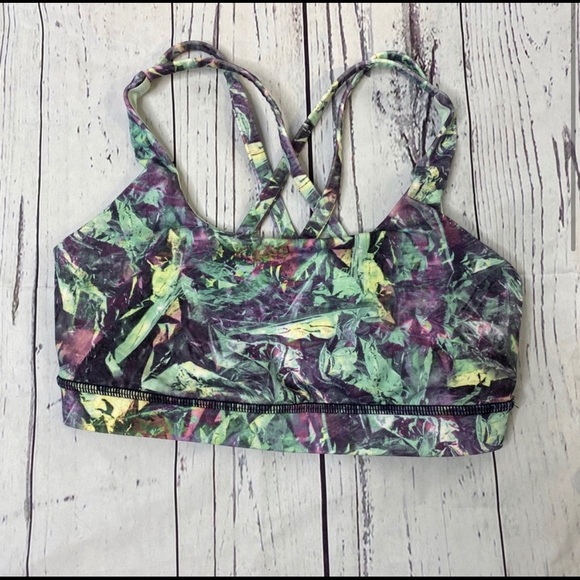 Lululemon Iridescent Multi Sport Bra Size 6 - Picture 2 of 4